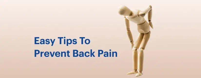 Tips To Prevent Back Pain, how to prevent back pain